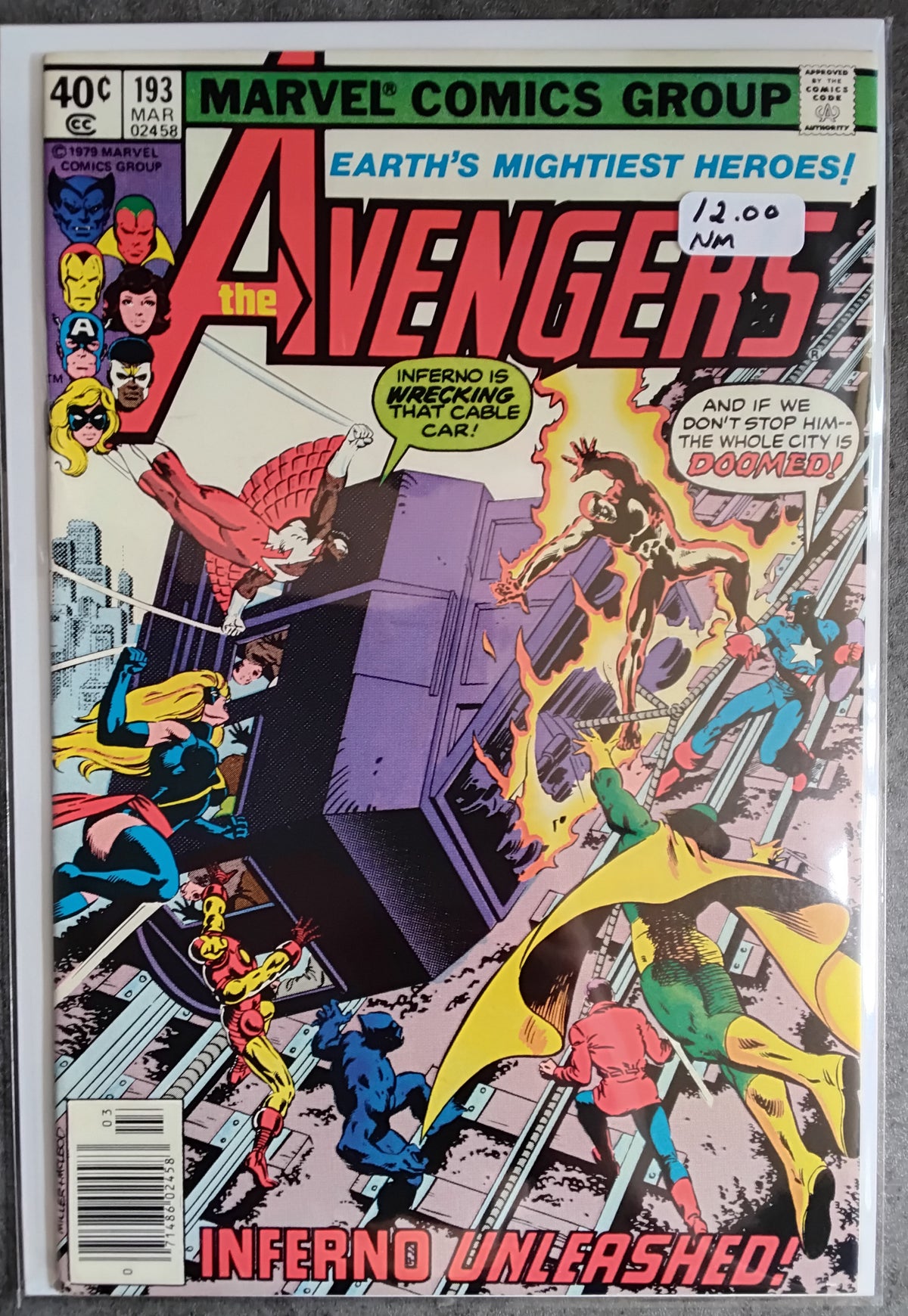 Avengers Vol 1 #193 Newsstand Edition (NM)