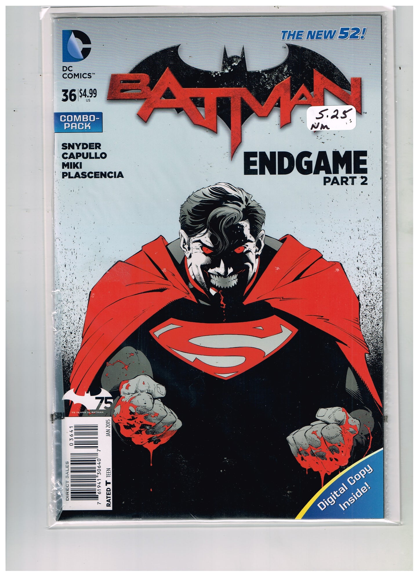 Batman (New 52) #36 Combo Pack (Sealed Poly-Bagged)