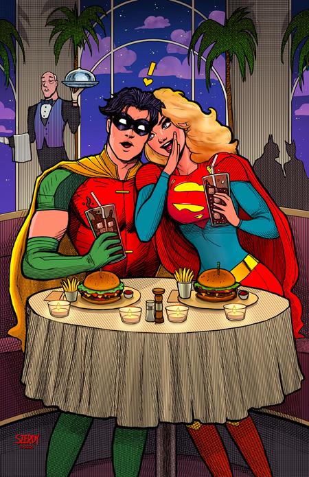 BATMAN SUPERMAN WORLDS FINEST #49 COVER B NATHAN SZERDY CARD STOCK VARIANT