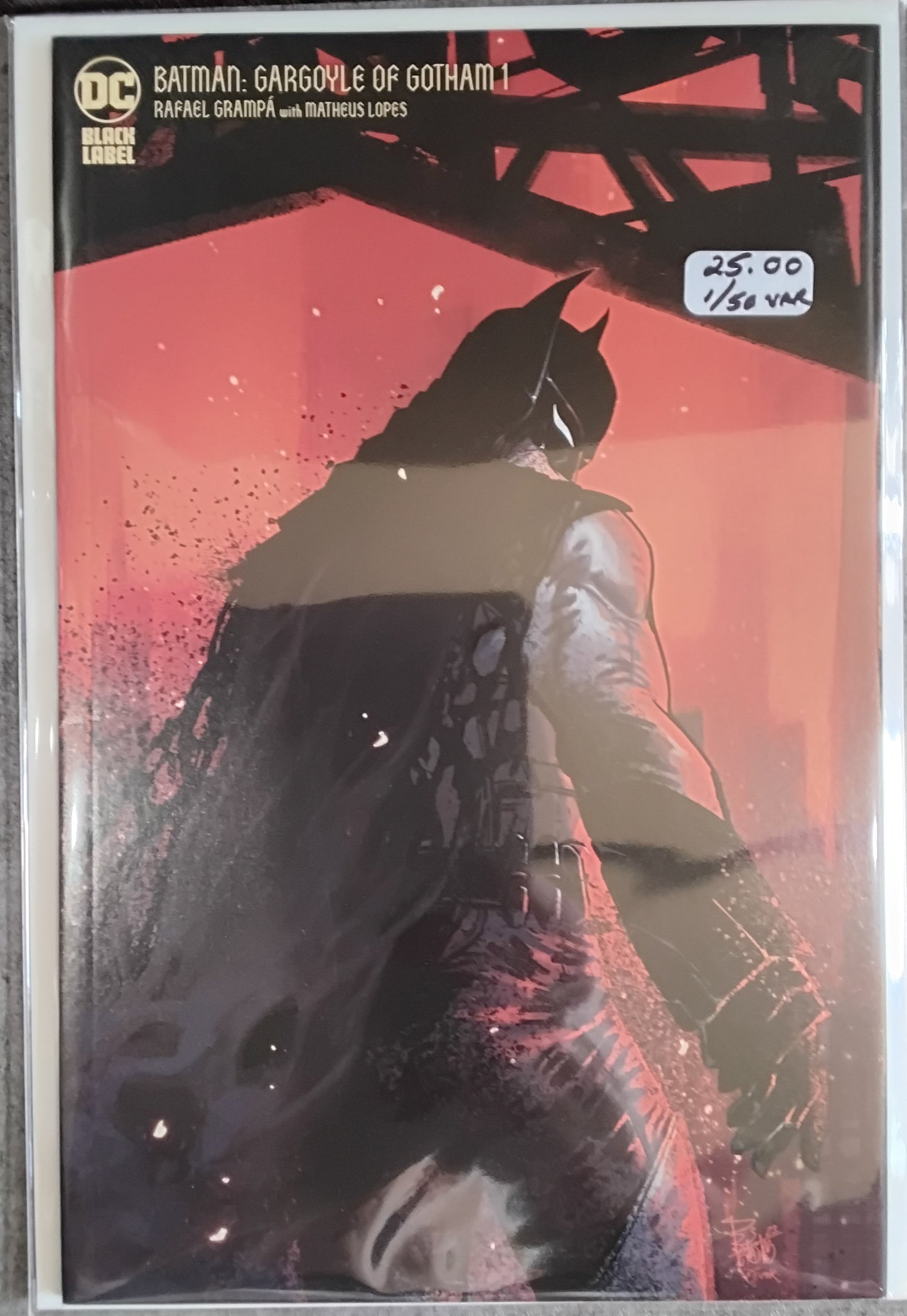 Batman: Gargoyle Of Gotham #1 Priscilla Petraites 1:50 Incentive Variant Cover