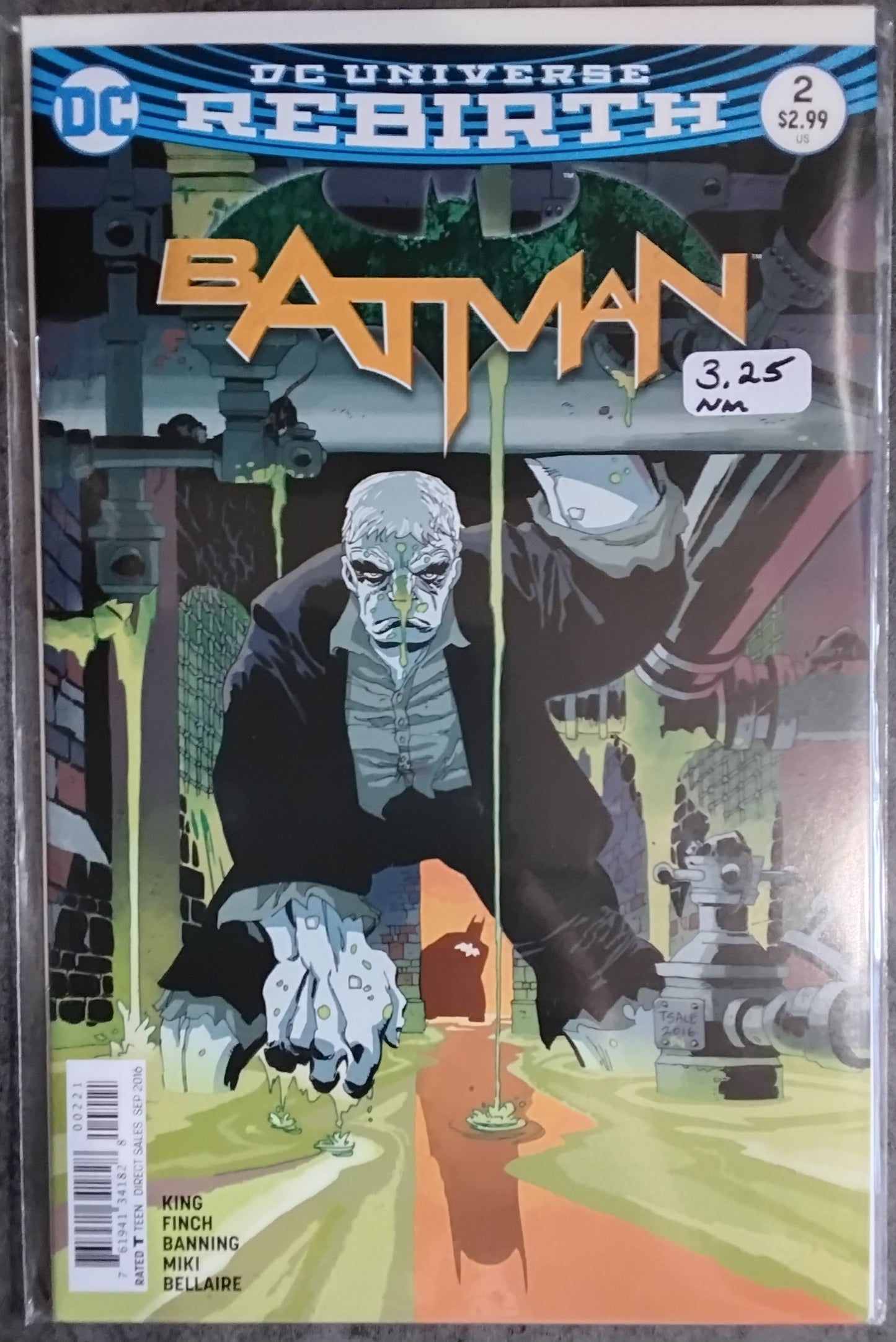 Batman (Rebirth) #002 Tim Sale Variant Cover