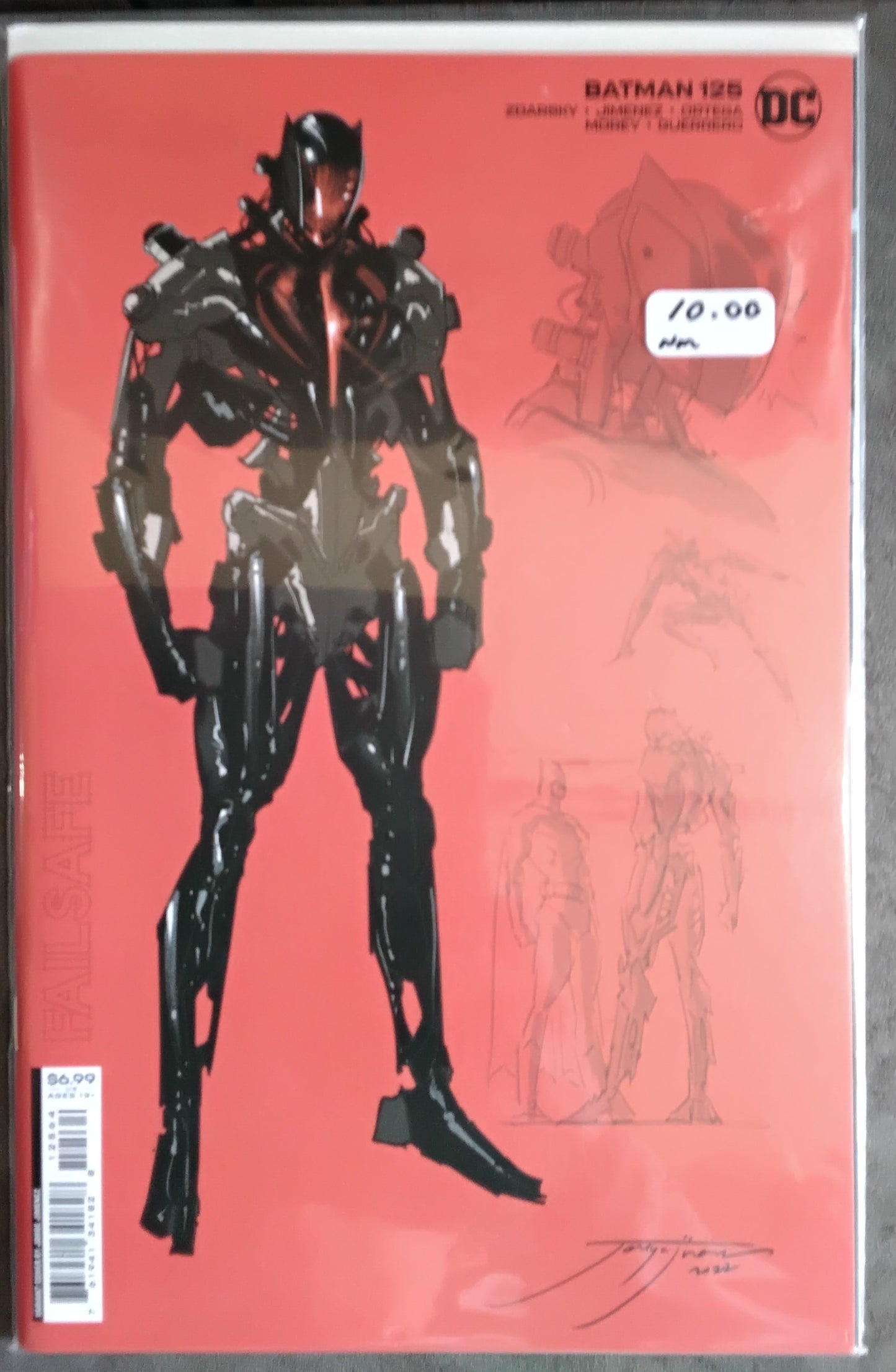 Batman (Rebirth) #125 Jorge Jimenez Failsafe Protocol Card Stock Variant Cover