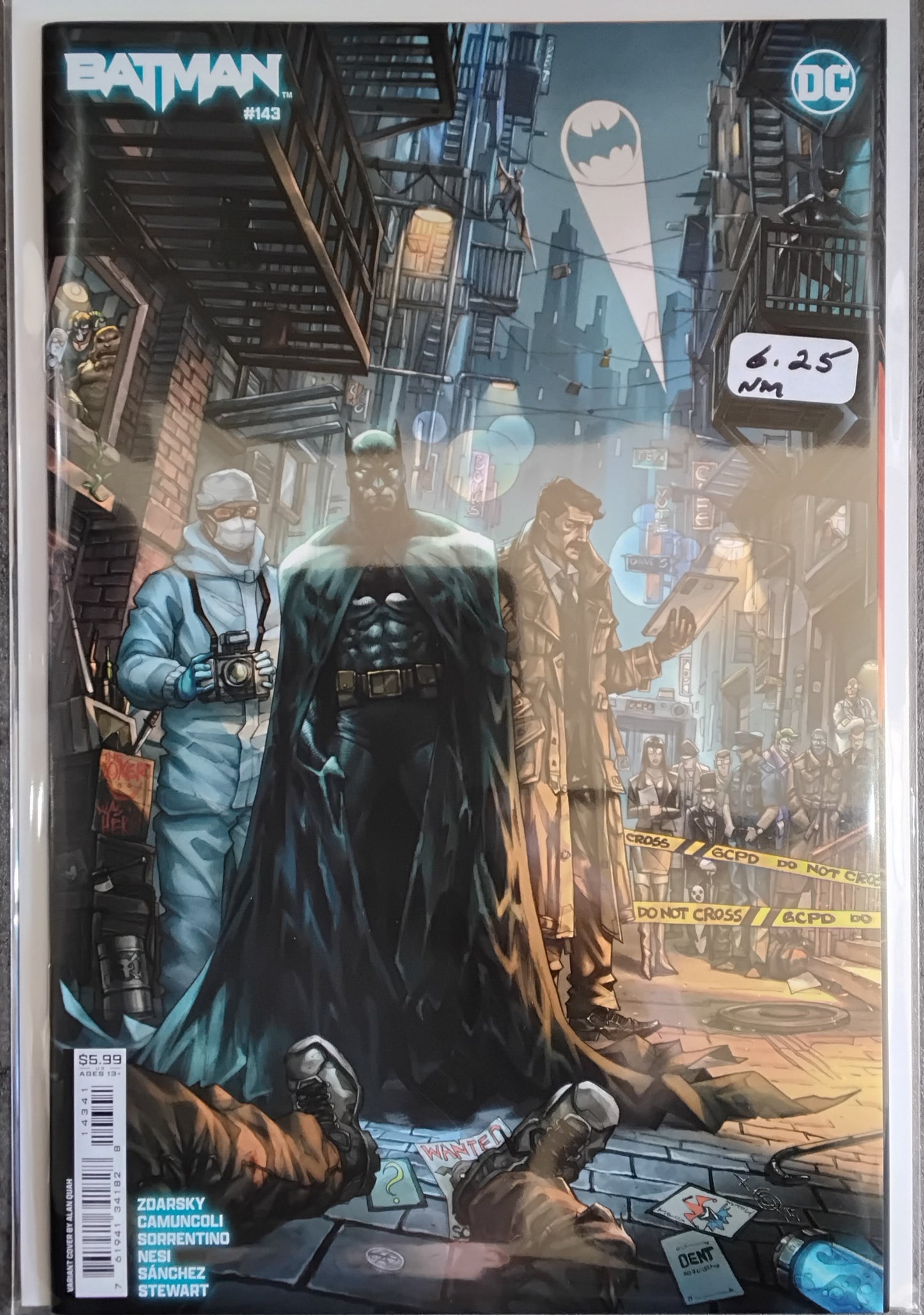 Batman (DC Rebirth) #143 Alan Quah Card Stock Variant Cover