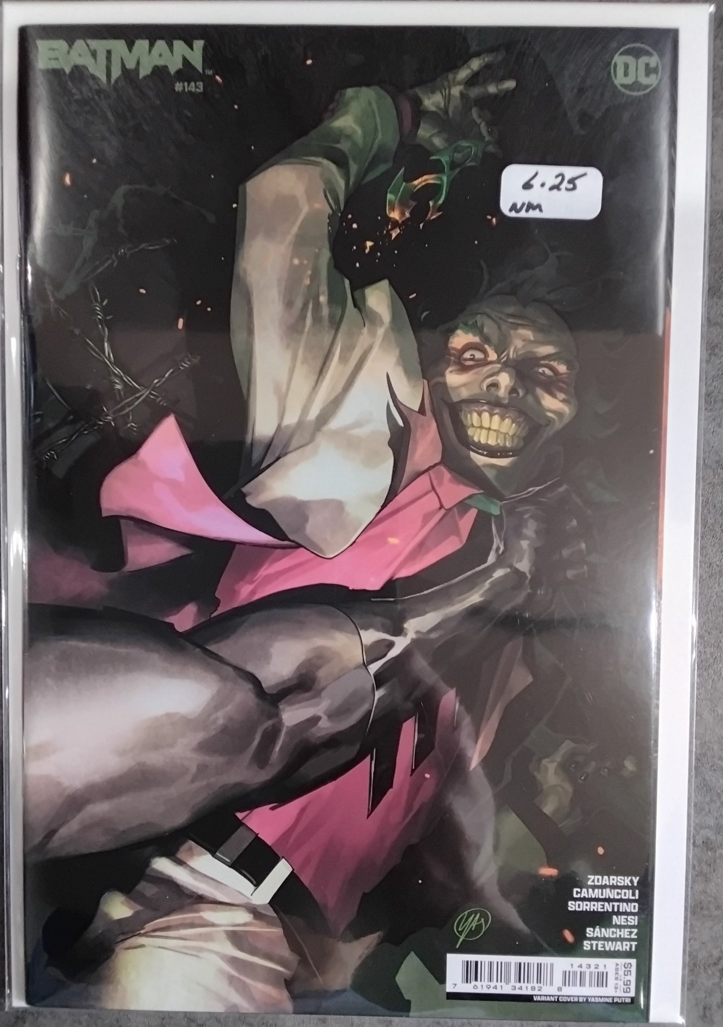 Batman (DC Rebirth) #143 Yasmine Putri Card Stock Variant Cover