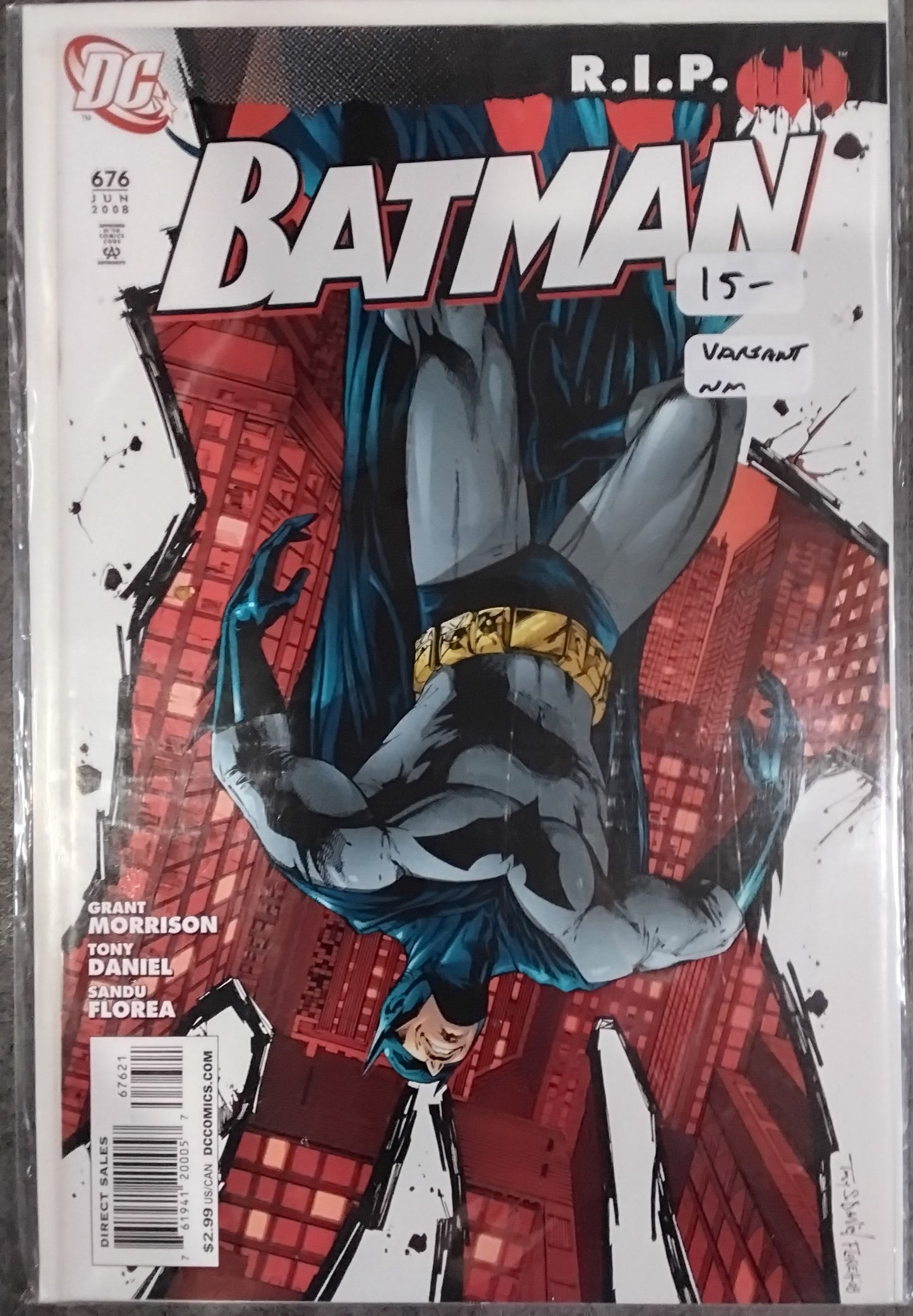 Batman Vol 1 #676 Tony S. Daniel Variant Cover