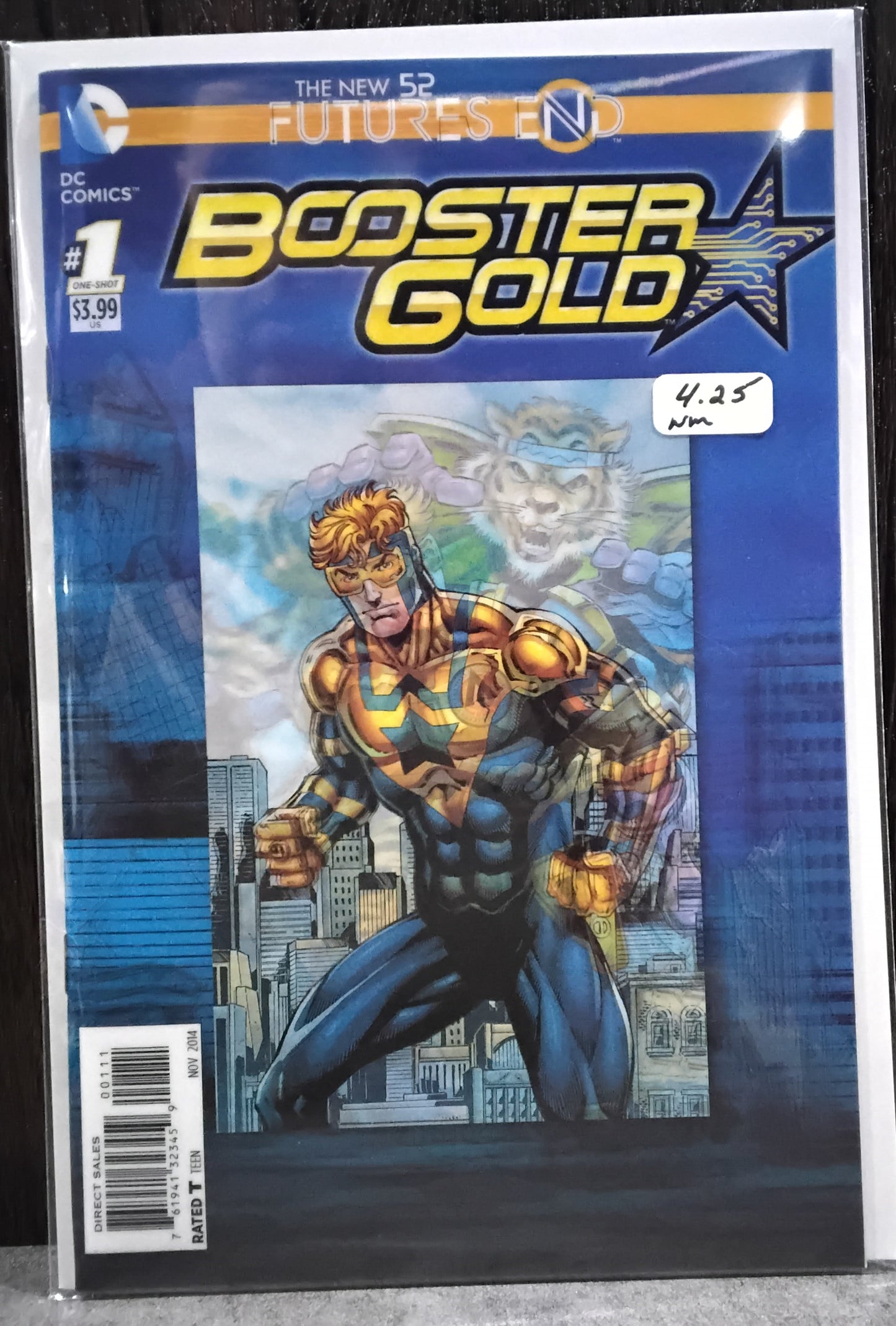 Booster Gold (New 52) Futures End #1 Lenticular Cover