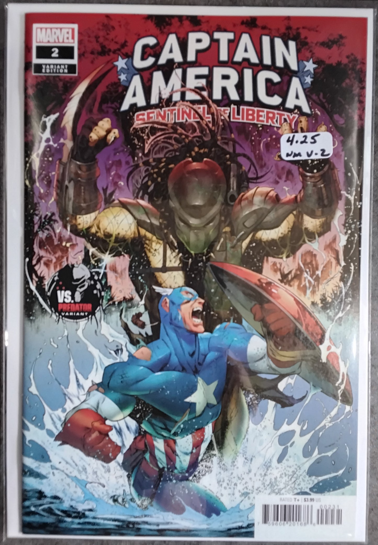 Captain America: Sentinels Of Liberty #2 Iban Coello Predator Variant Cover