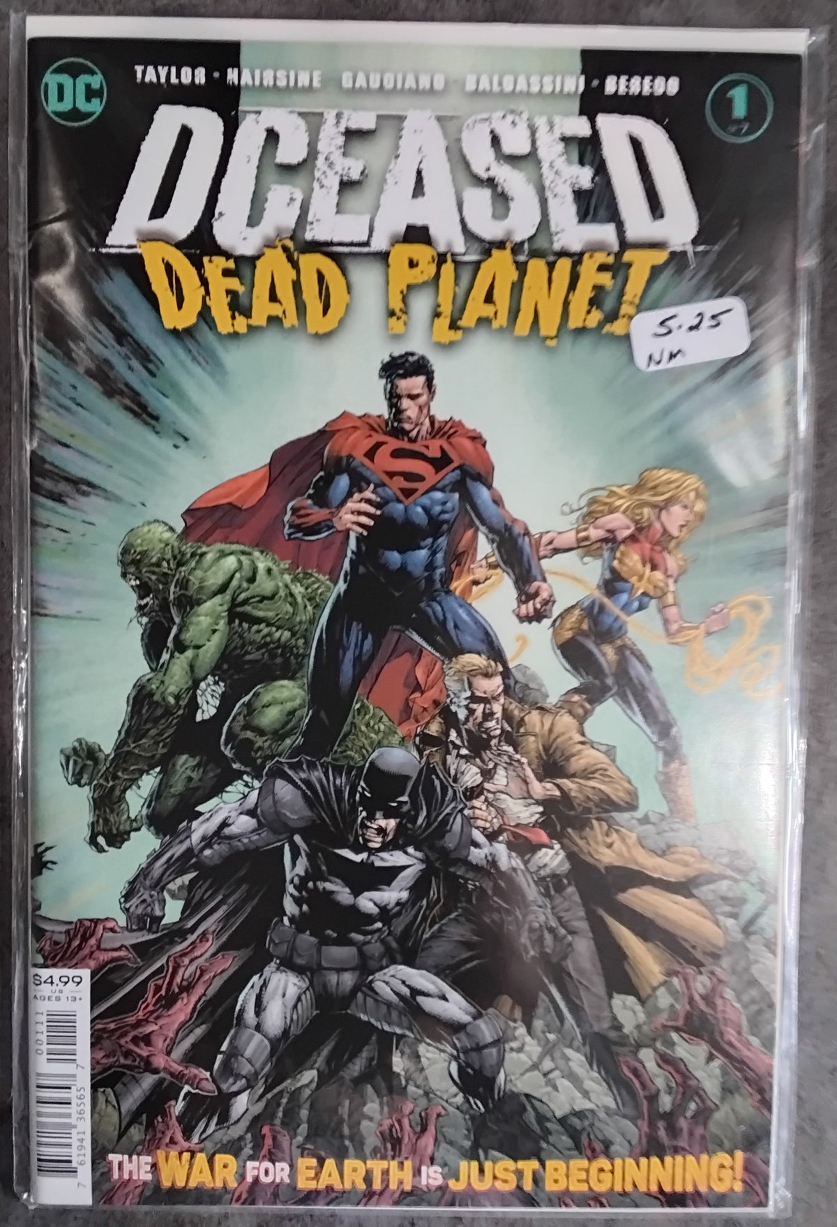 DCeased: Dead Planet #1 Francesco Mattina Variant Cover (Copy)