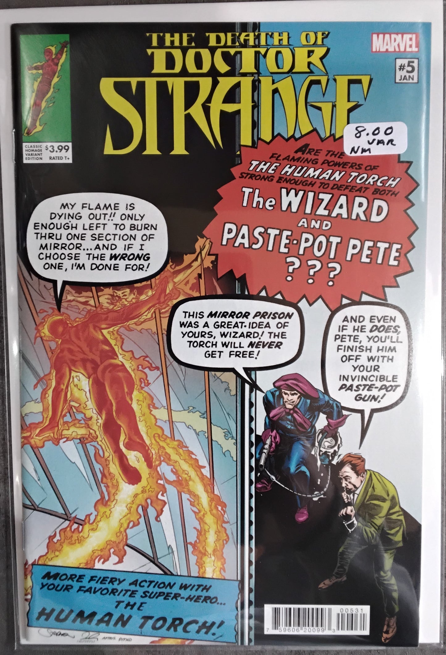 Death Of Doctor Strange #5 Stephen Mooney Classic Homage Variant Cover