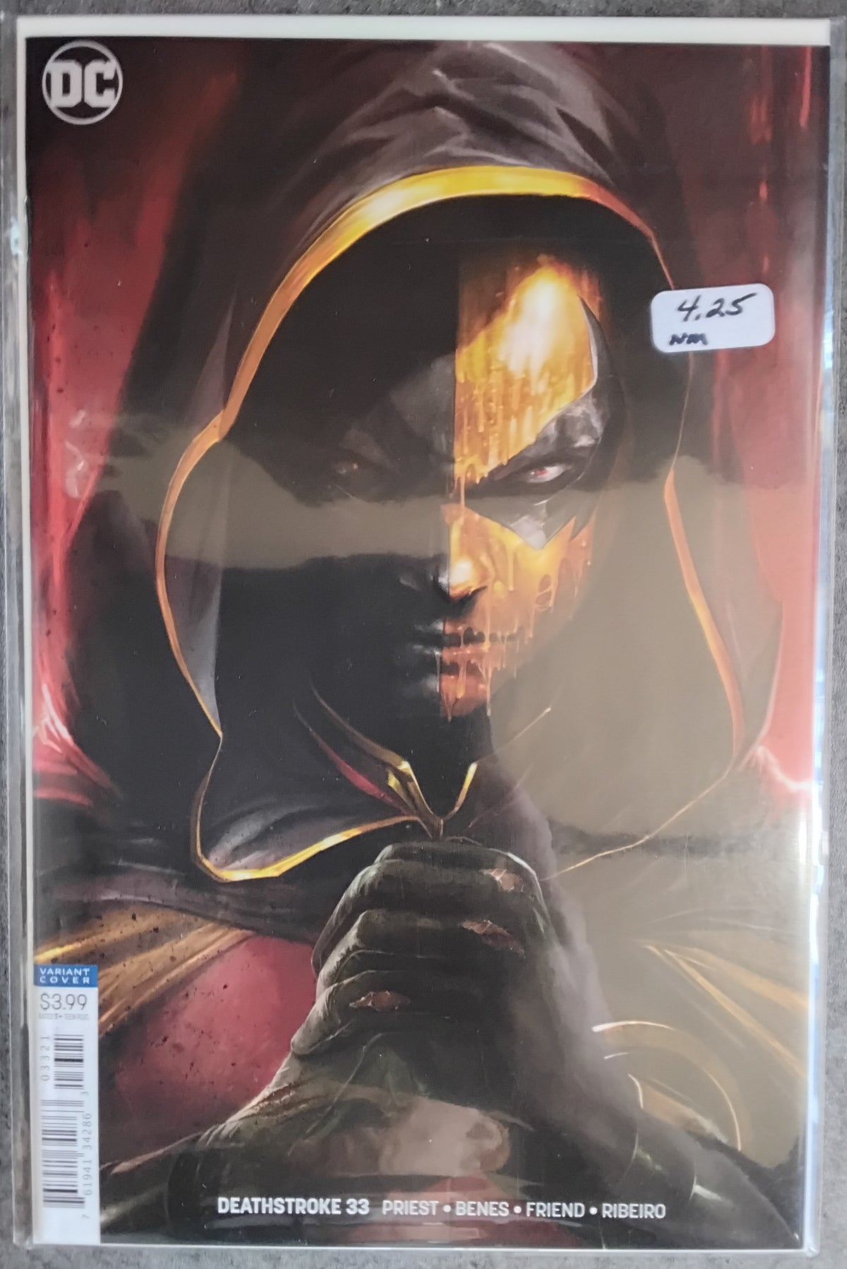 Deathstroke (Rebirth) #33 Francesco Mattina Variant Cover