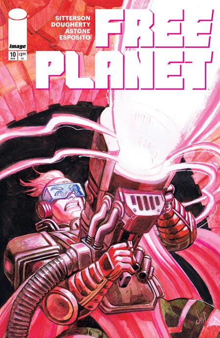 FREE PLANET #10 COVER B JED DOUGHERTY VARIANT
