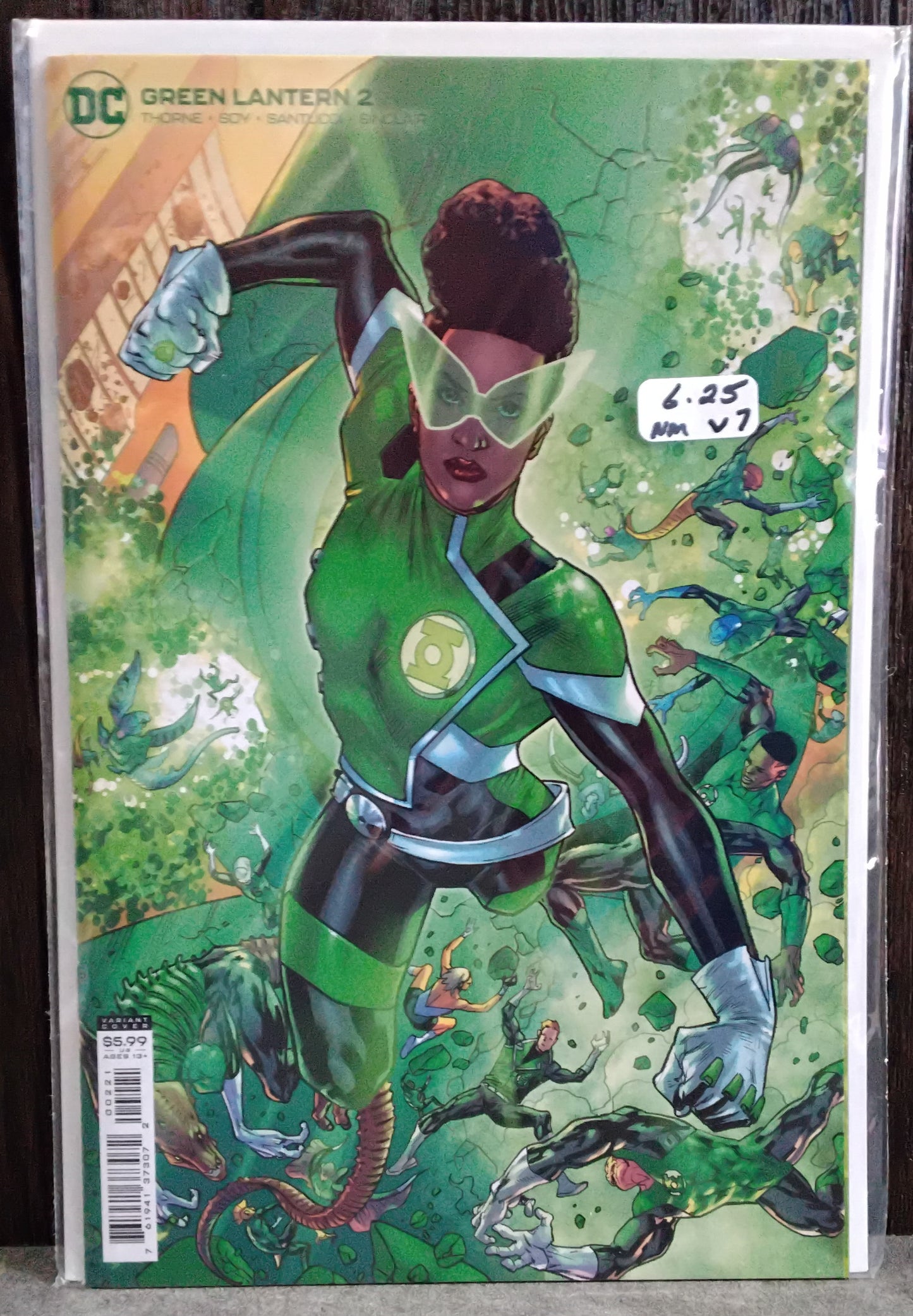 Green Lantern Vol 7 #02 Bryan Hitch Card Stock Variant Cover