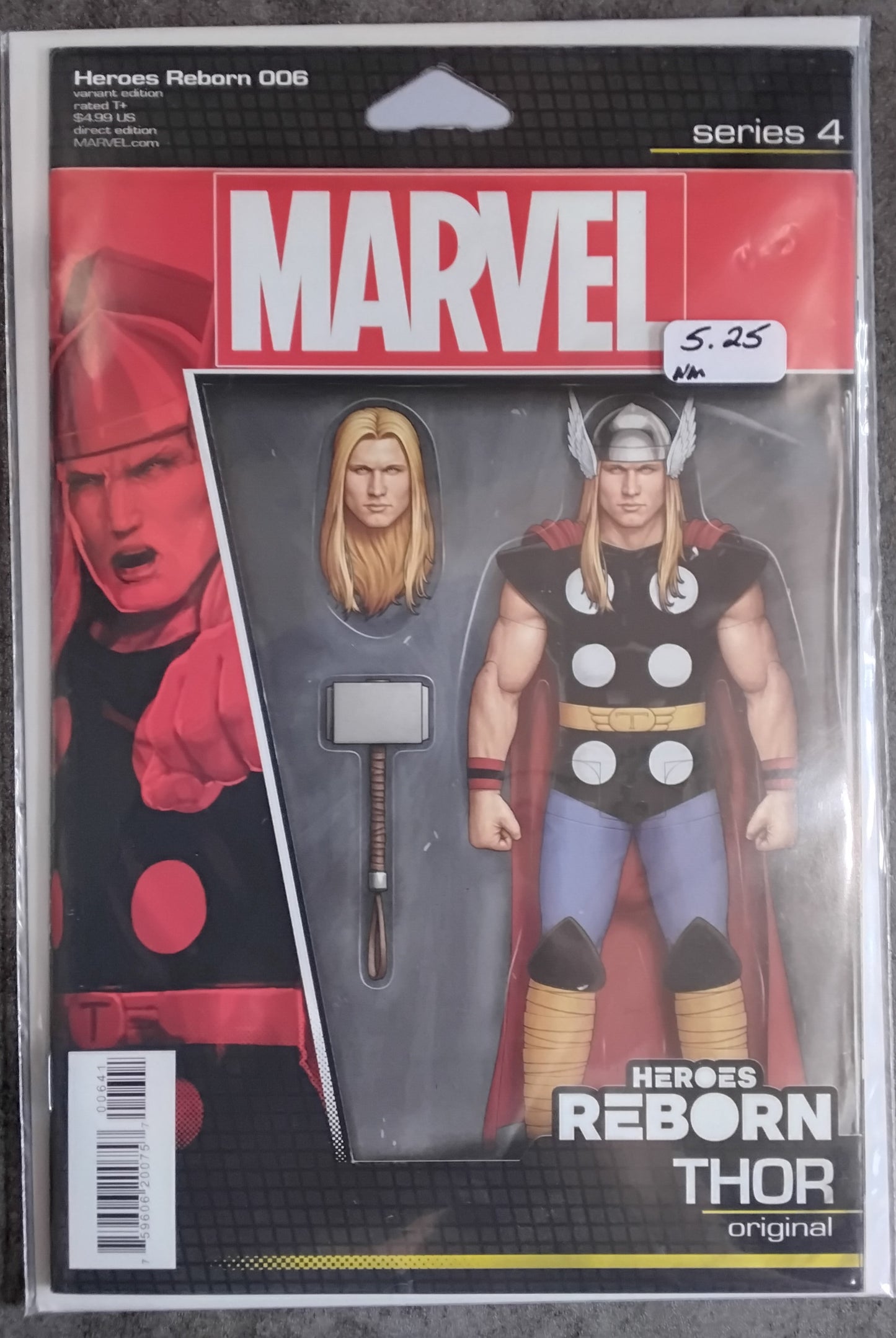 Heroes Reborn #6 John Tyler Christopher Action Figure Variant