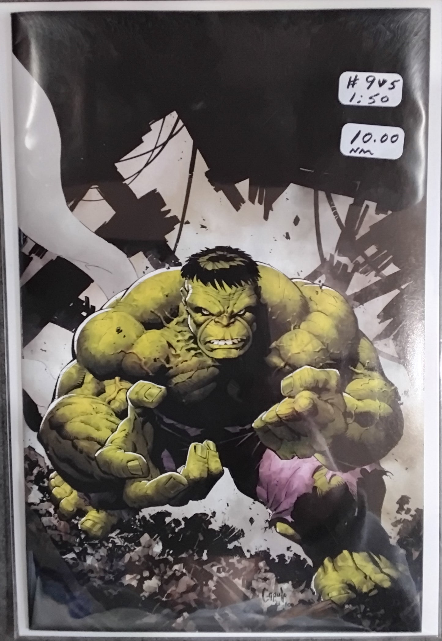 Incredible Hulk Vol 5 #09 Greg Capullo 1:50 Virgin Incentive Variant Cover