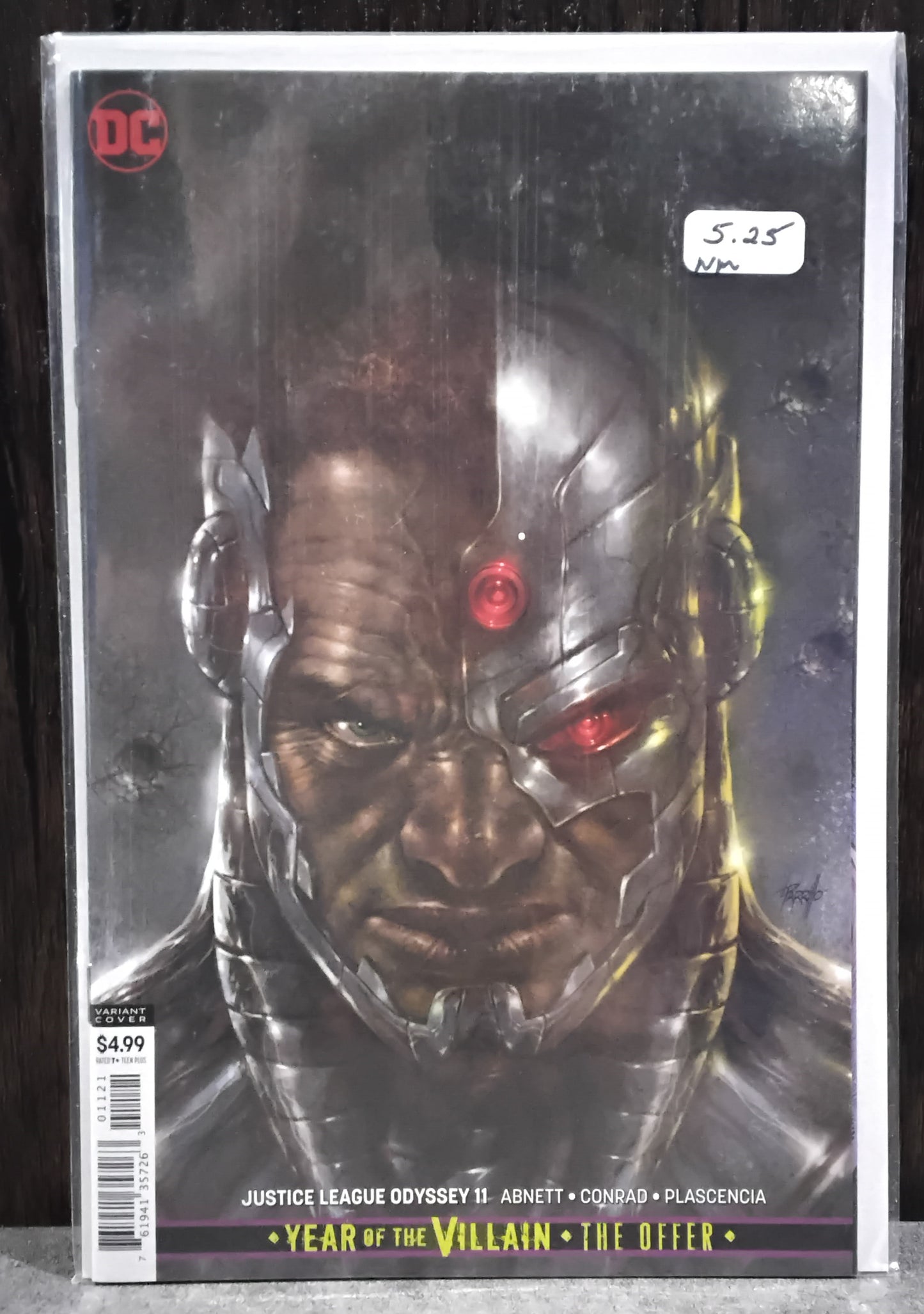 Justice League Odyssey #11 Lucio Parrillo Year Of The Villain - The Offer Card Stock Variant Cover