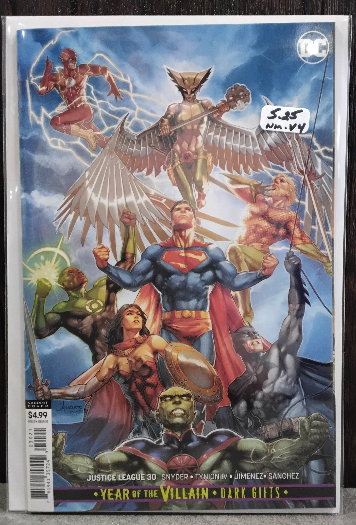 Justice League Vol.4 #30 Jay Anacleto Year Of The Villain Dark Gifts Card Stock Variant Cover