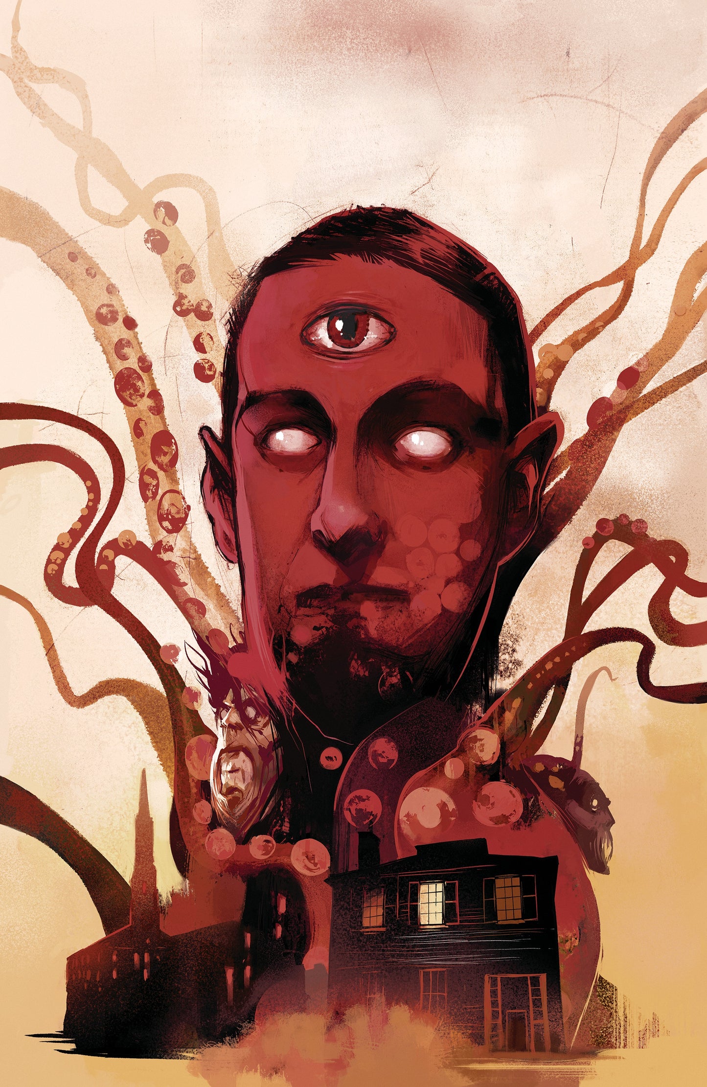 The Last Day of H.P. Lovecraft #5 Antonio del Hoyo Variant Cover