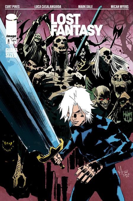 LOST FANTASY #8 COVER B LUCA CASALANGUIDA VARIANT