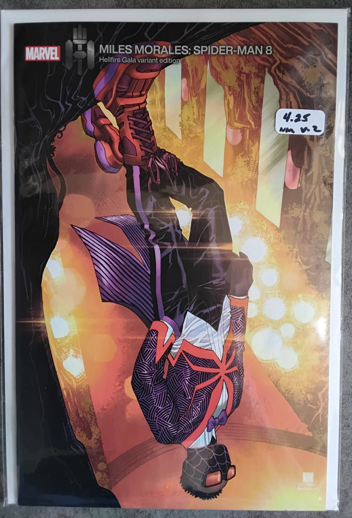 Miles Morales: Spider-Man Vol 2 #08 Bernard Chang Hellfire Gala Variant Cover