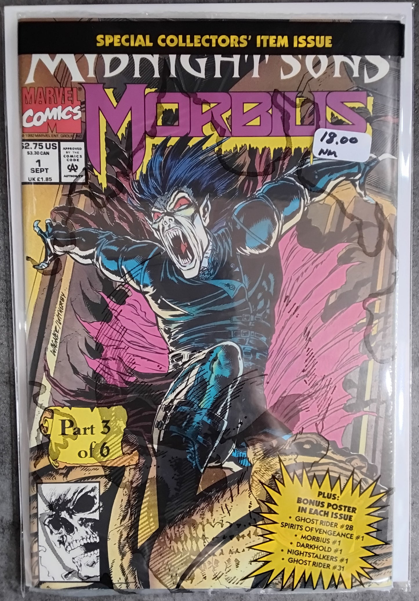 Morbius: The Living Vampire #01 (Poly-Bagged)