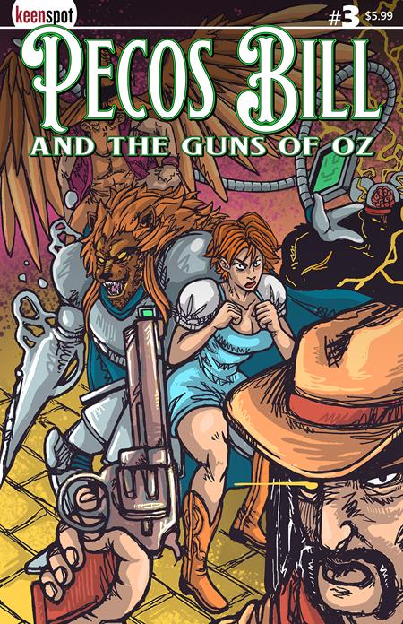 PECOS BILL & THE GUNS OF OZ #3 COVER B BRYCE OQUAYE VARIANT (MR)