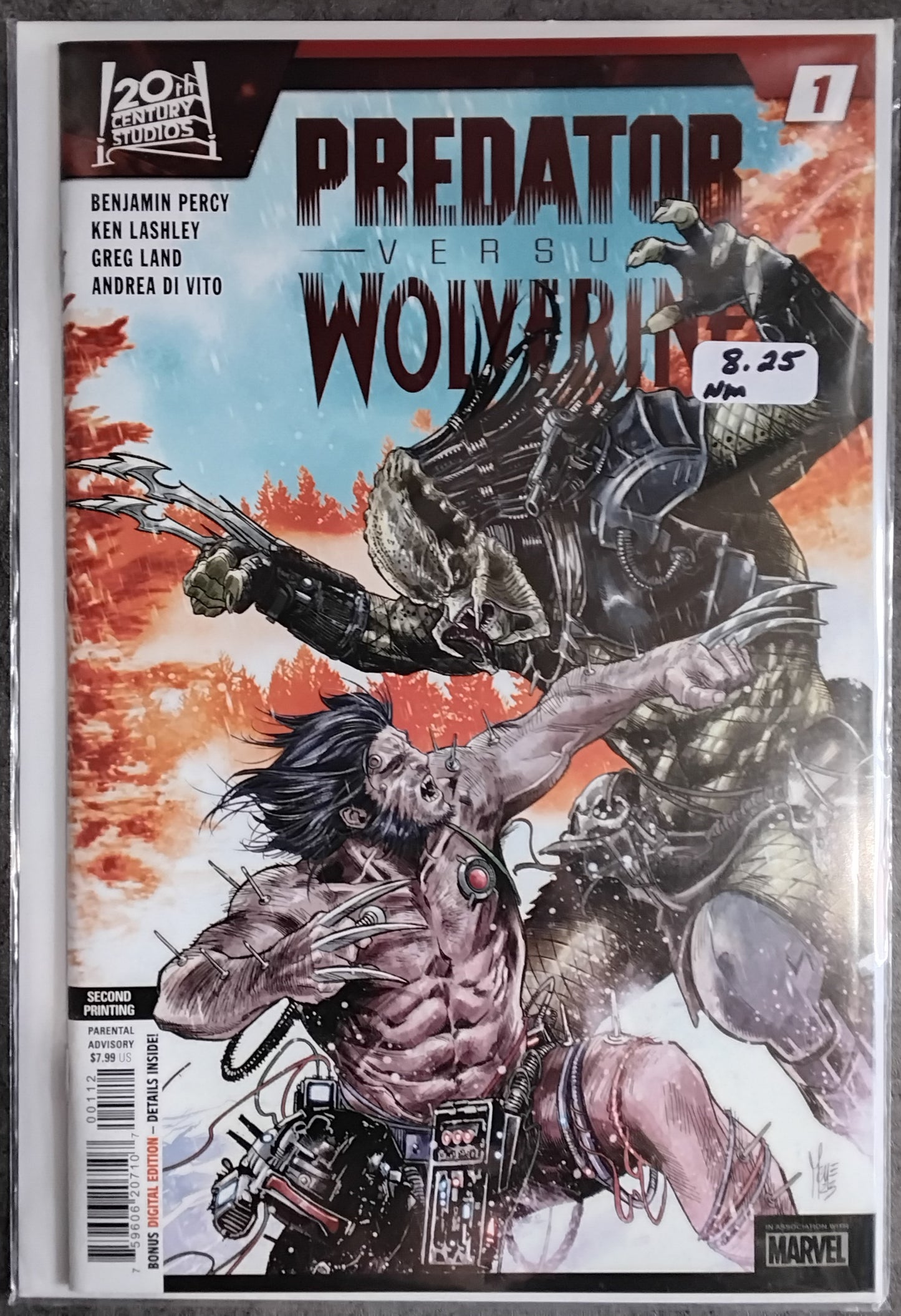 Predator Vs Wolverine #1 2nd Print