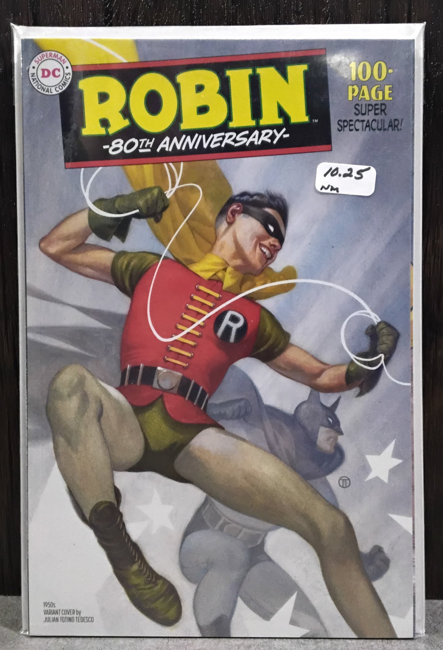 Robin 80th Anniversary #1 Julian Totino Tedesco 1950's Variant Cover