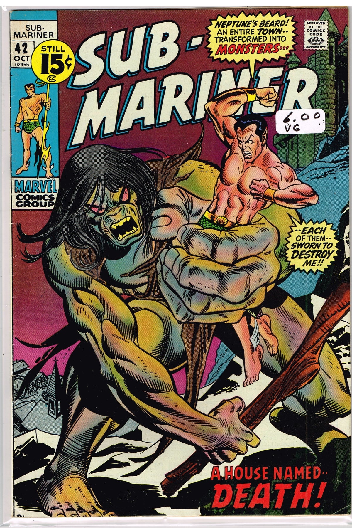 Sub-Mariner Vol 1 #42 (VG)