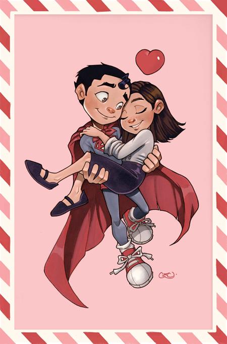 SUPERMAN #35 COVER F CHRISSIE ZULLO VALENTINES DAY CARD STOCK VARIANT (DC K.O.)