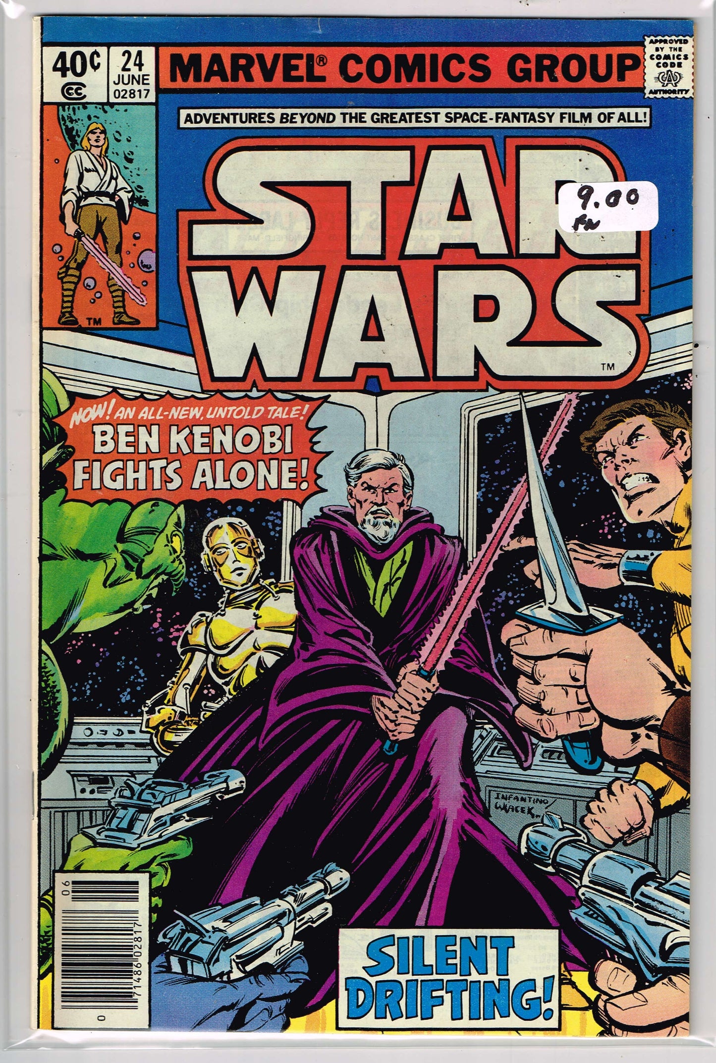 Star Wars Vol 1 #024 Newsstand Edition (FN)