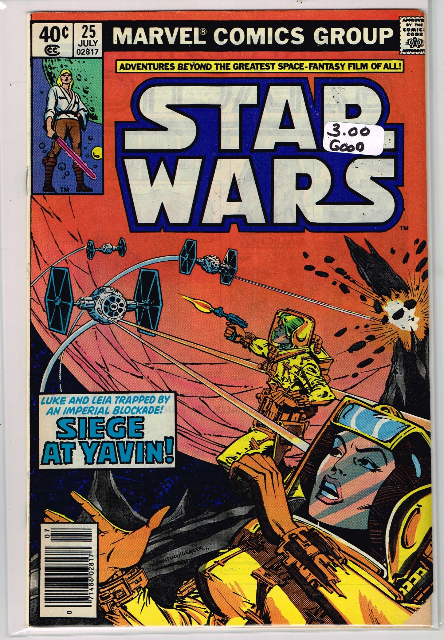 Star Wars Vol 1 #025 Newsstand Edition (GD)