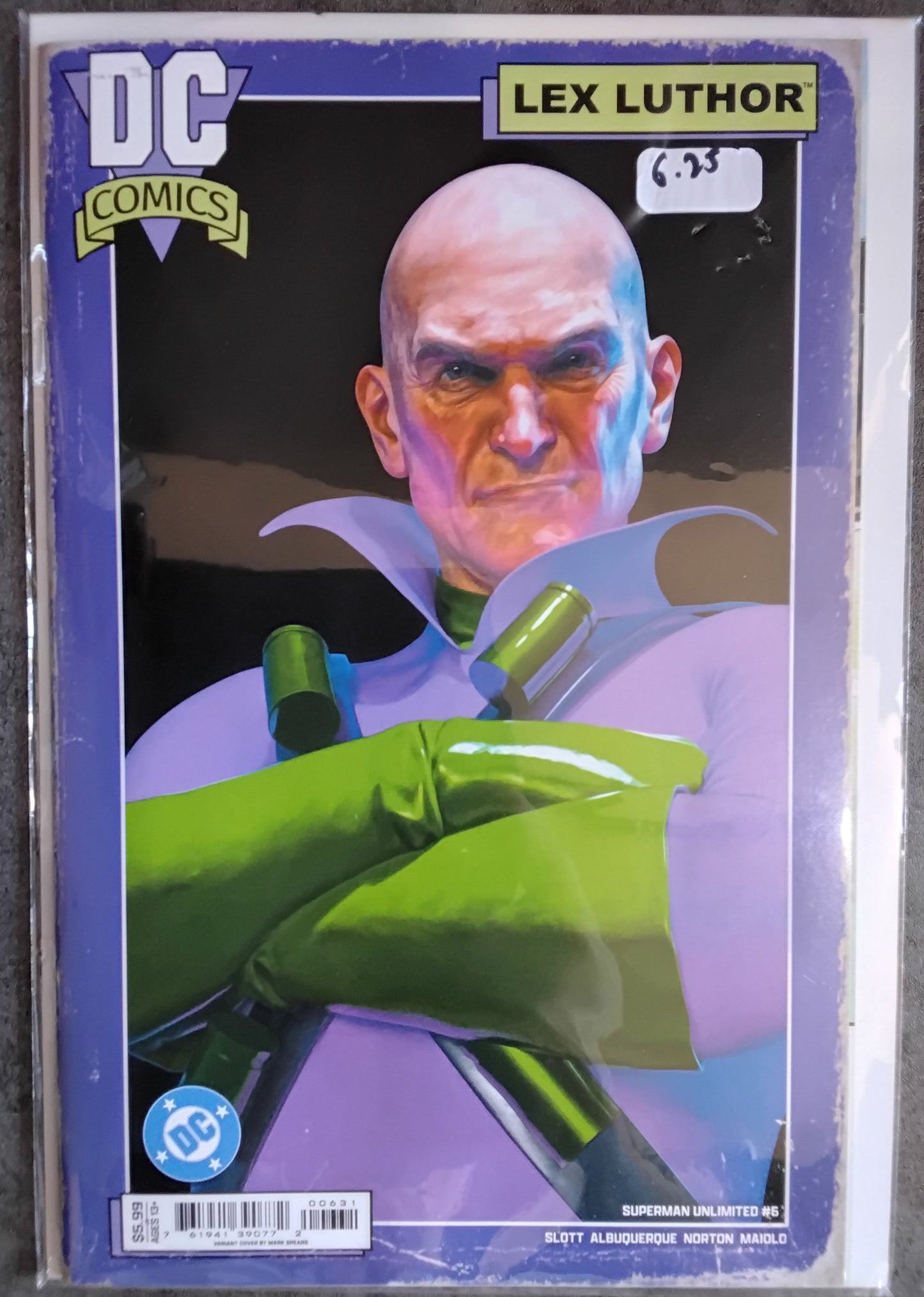 Superman Unlimited #06 Mark Spears Card Stock Variant Cover