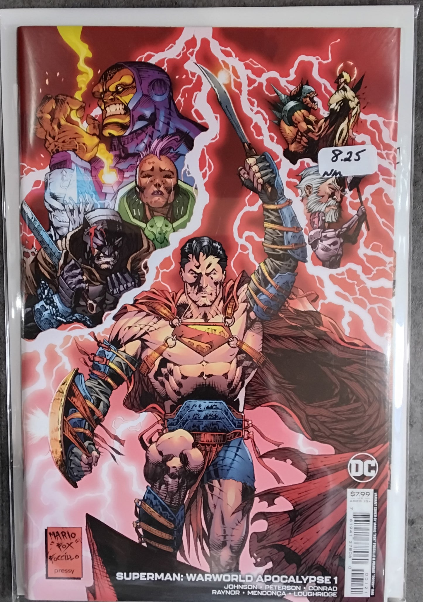 Superman: Warworld Apocalypse #1 Mario Fox Foccillo Card Variant