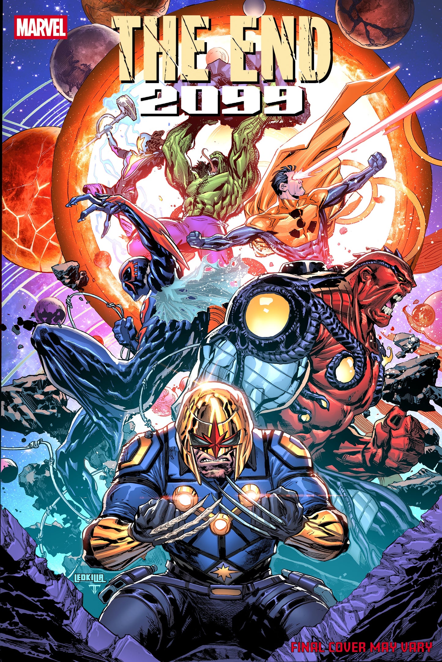 THE END 2099 #4 KEN LASHLEY BATTLE VARIANT