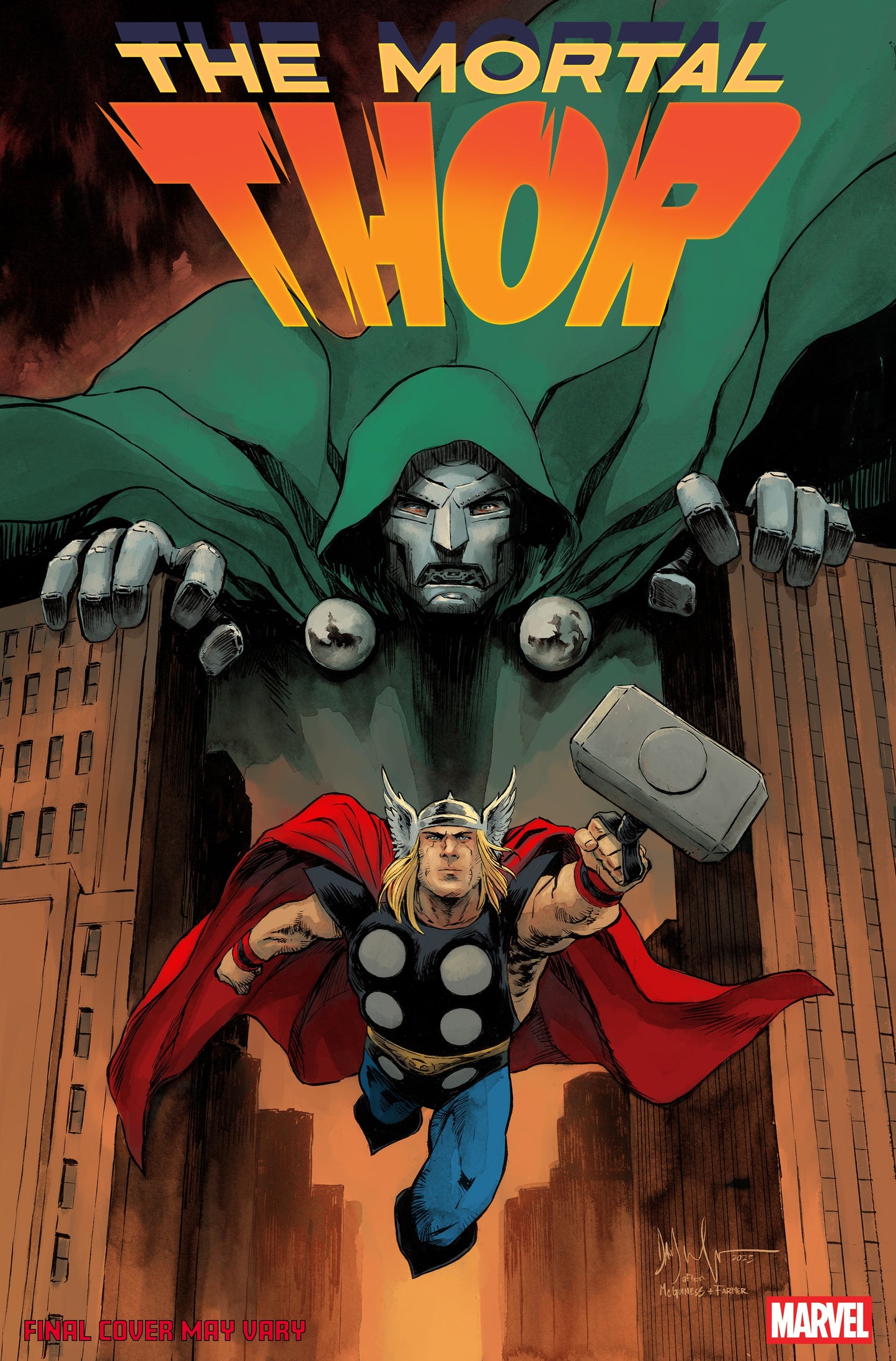 THOR #8 DAVE WACHTER DOOM HOMAGE VARIANT