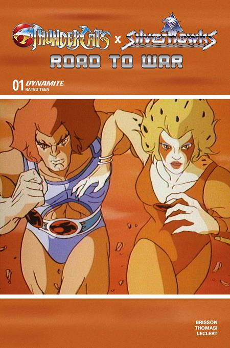THUNDERCATS X SILVERHAWKS ROAD TO WAR (ONE SHOT) COVER E ANIMATION ART VARIANT
