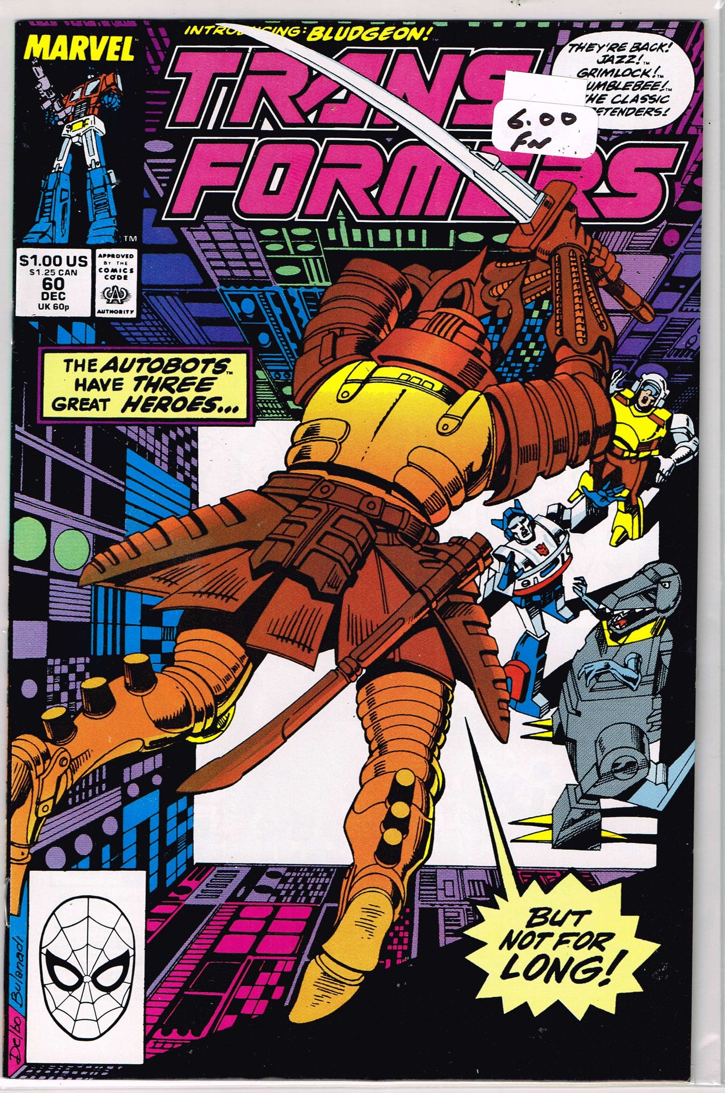 Transformers Vol 1 #60 (FN)