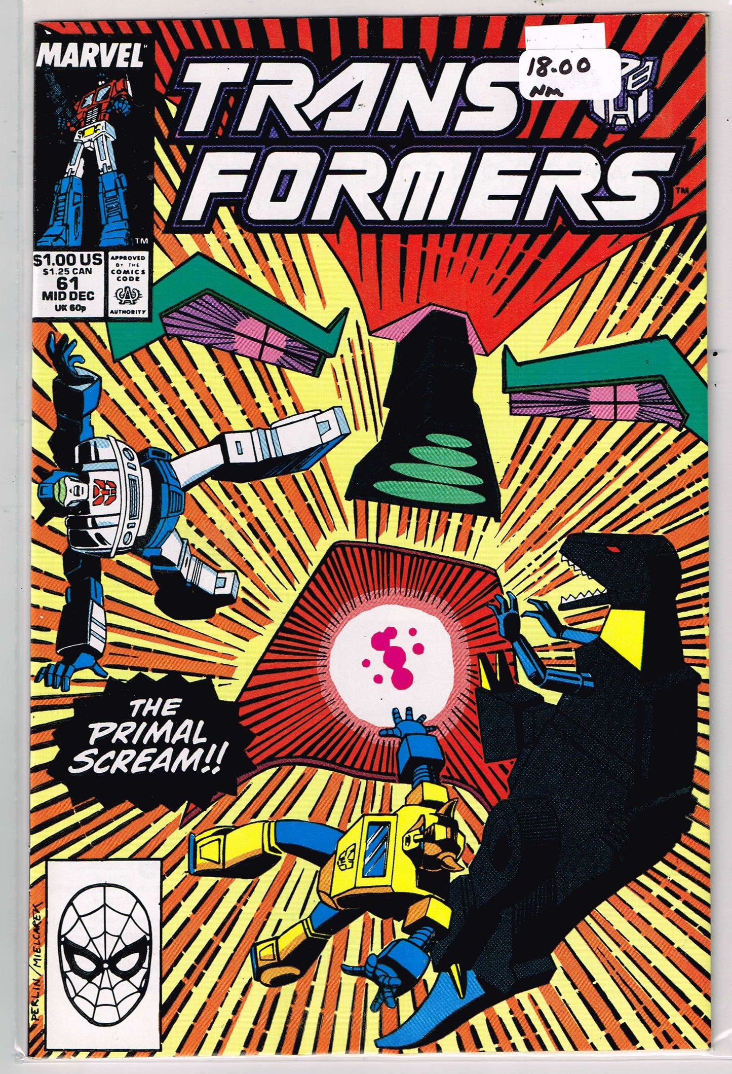 Transformers Vol 1 #61 Direct Edition (NM)
