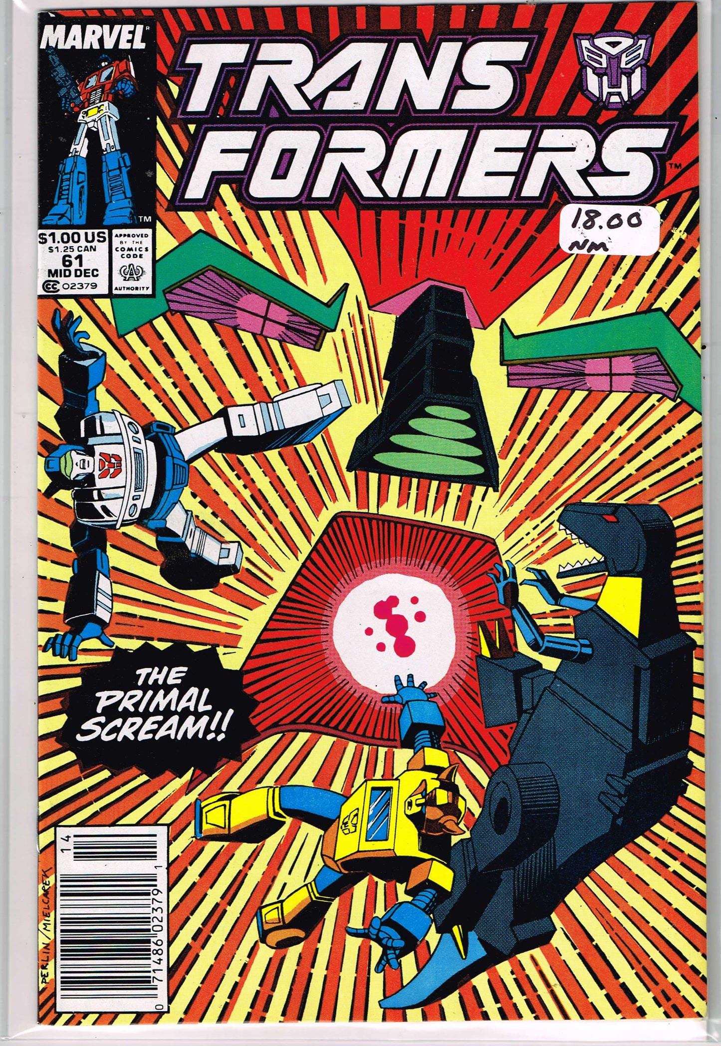 Transformers Vol 1 #61 Newsstand Edition (NM)