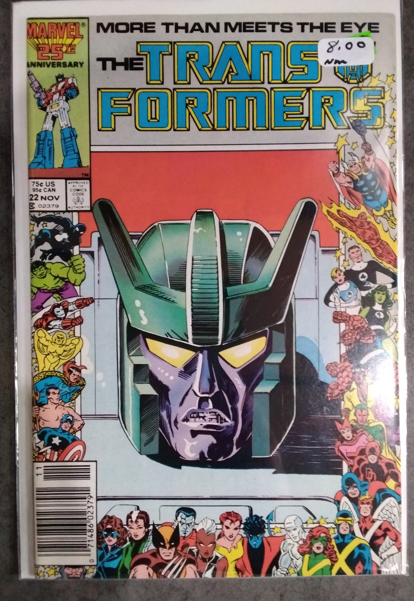 Transformers Vol 1 #22 Newsstand Edition (NM)