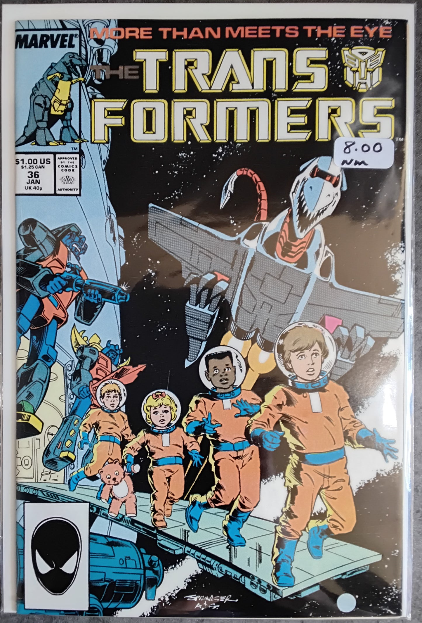 Transformers Vol 1 #36 (NM)
