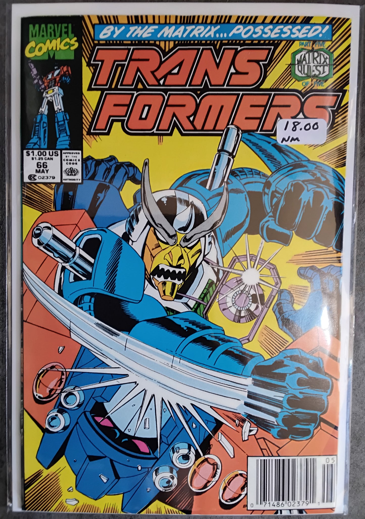 Transformers Vol 1 #66 Newsstand Edition (NM)