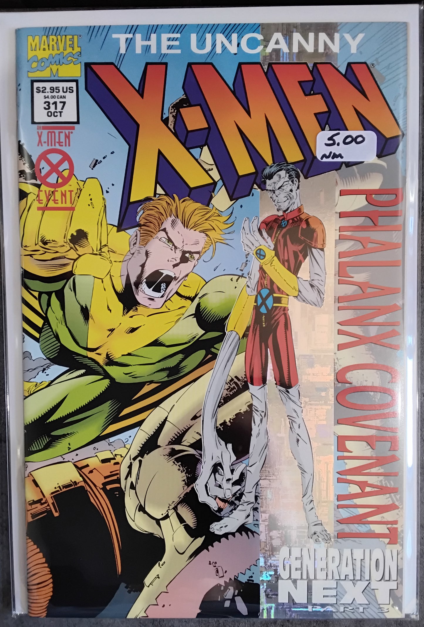 Uncanny X-Men Vol 1 #317 Foil Variant Cover