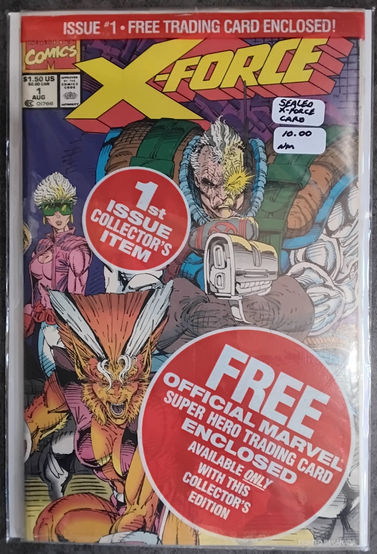 X-Force Vol1 #001 Poly-Bagged With X-Force Card
