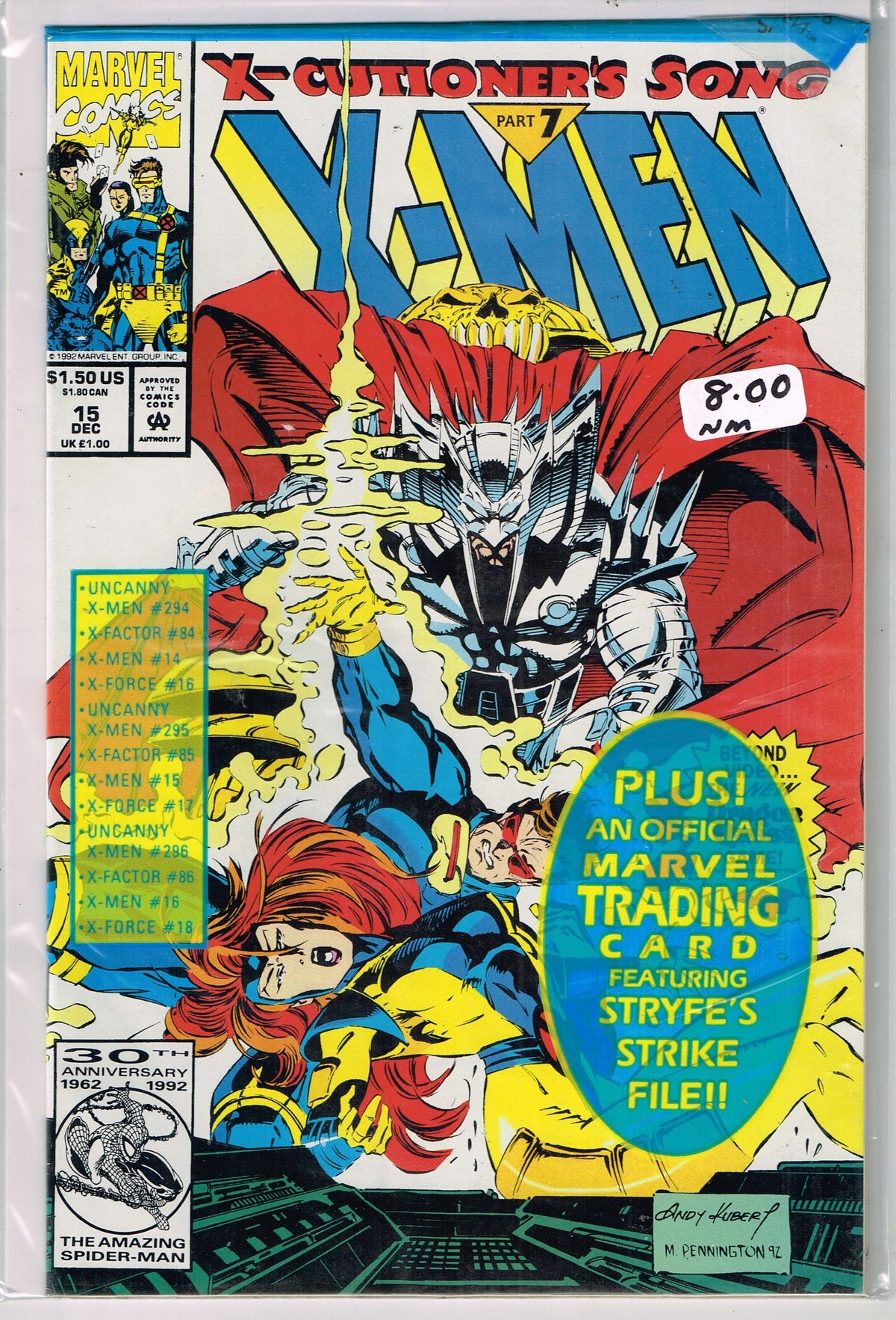 X-Men Vol 2 #015 Poly-Bagged