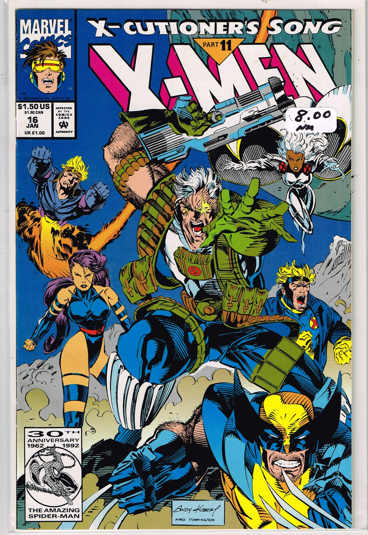 X-Men Vol 2 #016 Not Poly-Bagged