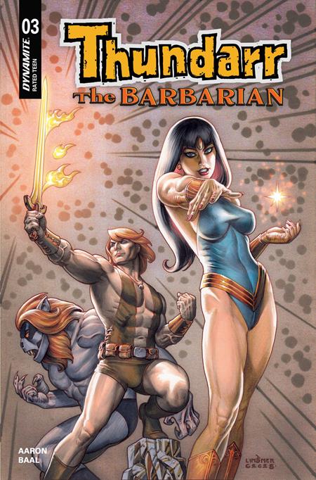 THUNDARR THE BARBARIAN #3 COVER D JOSEPH MICHAEL LINSNER VARIANT