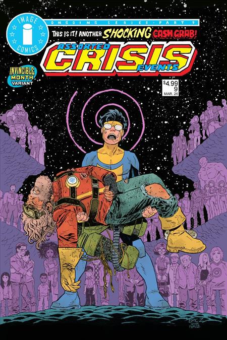 ASSORTED CRISIS EVENTS #9 COVER C ERIC ZAWADZKI INVINCIBLE TEAM UP VARIANT (MR)