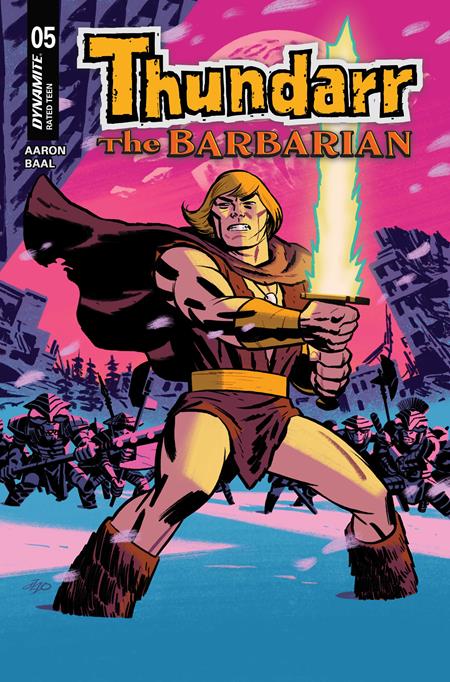THUNDARR THE BARBARIAN #5 COVER A MICHAEL CHO
