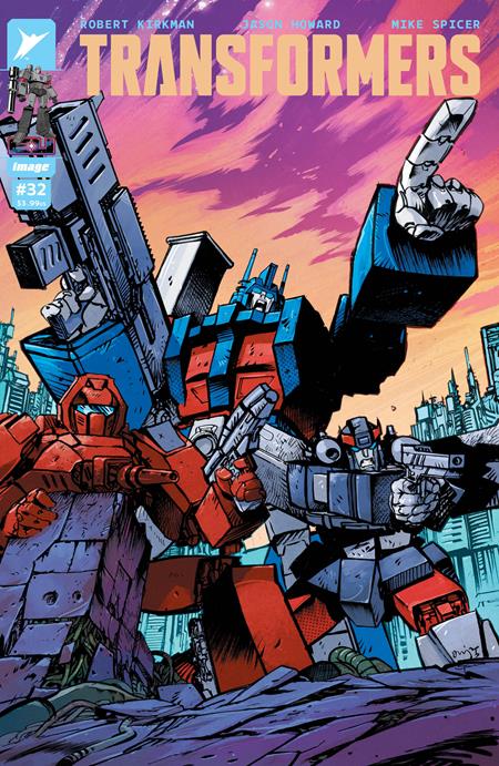 TRANSFORMERS #32 COVER B DANIEL WARREN JOHNSON & MIKE SPICER VARIANT
